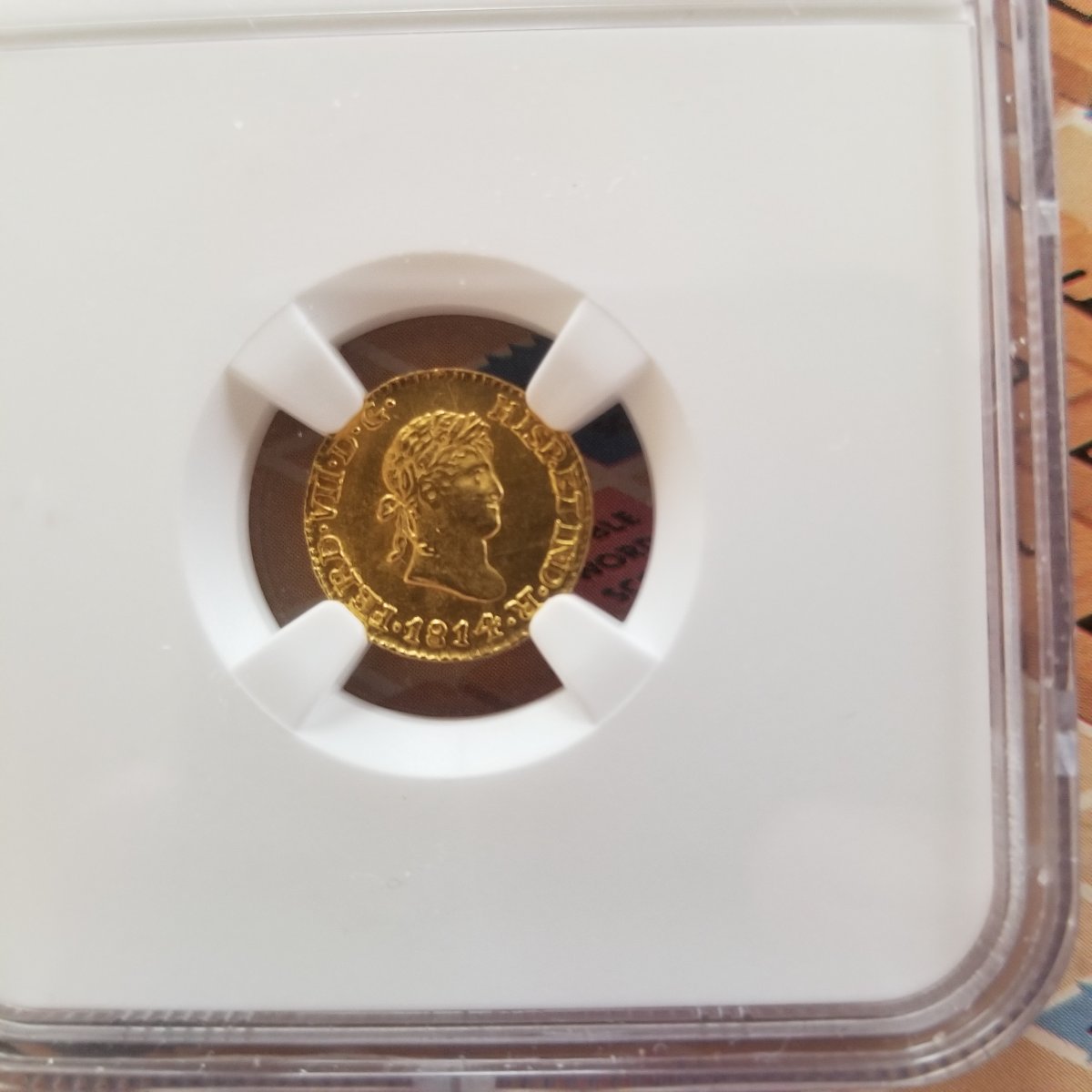 Mexico-1814-One-Half-Escudo